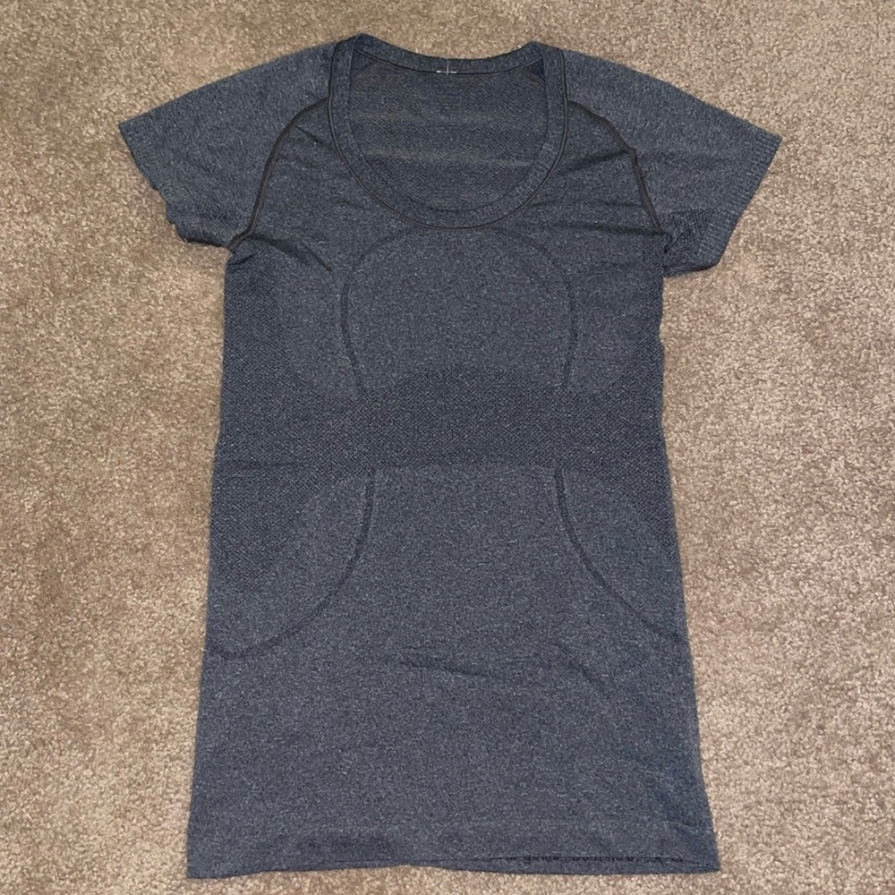 Lululemon Swiftly Ss, Gray, Size 6 - image 1